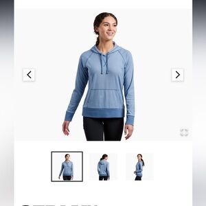 Kuhl women’s hooded pullover.